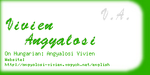 vivien angyalosi business card